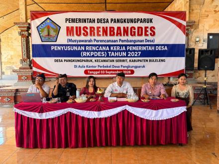 Musrenbang Desa Pangkungparuk, Tanggal 03 September 2026